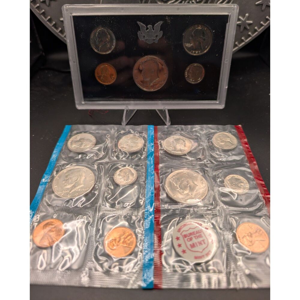 1971 U.S. Mint & Proof Sets • P‑D Unc + S‑Mint Proof • Original Packaging